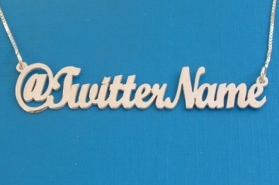 Twitter Handle Necklace