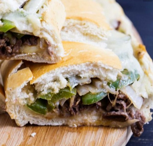 Philly Cheesesteak Stuffed French Loaf