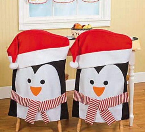 Penguins Dining Chair Slipcovers 