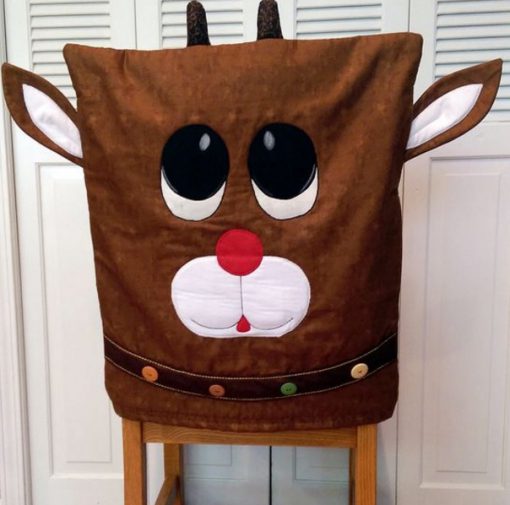 Rudolph the Red-Nosed Reindeer Dining Chair Slipcovers 