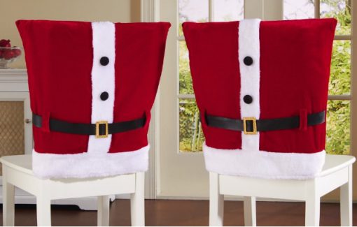 Santa Suit Dining Chair Slipcovers 