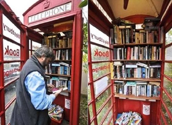 Public Telephone Booth Library, UK