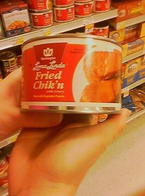 Fried Chicken in a can