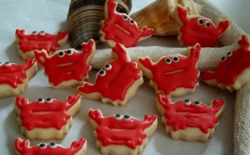 Mini Crab Cookies