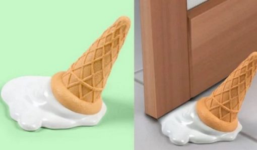 A door stop that looks like an ice-cream