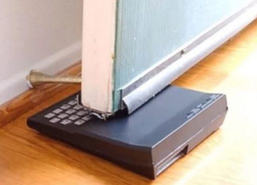 Sinclair ZX81 used as a door stop