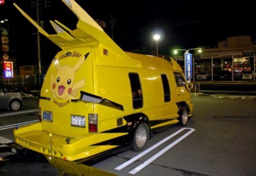 Pokémon themed Modified Van