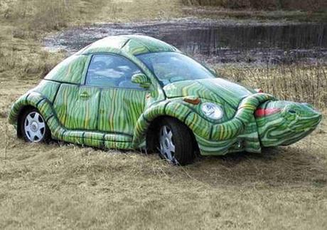 Turtle themed vehicle