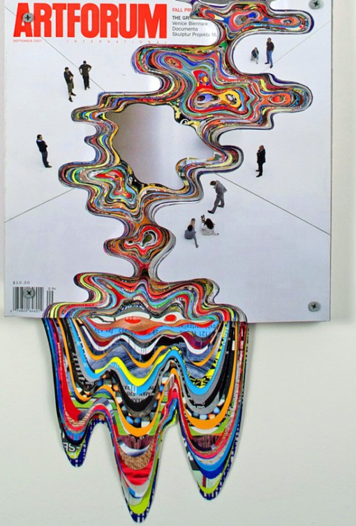 Top 10 Amazing Magazine Pages Carved into Art