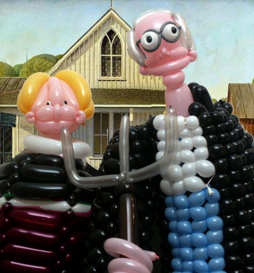 Top 10 Works Of Art Recreated With Balloons