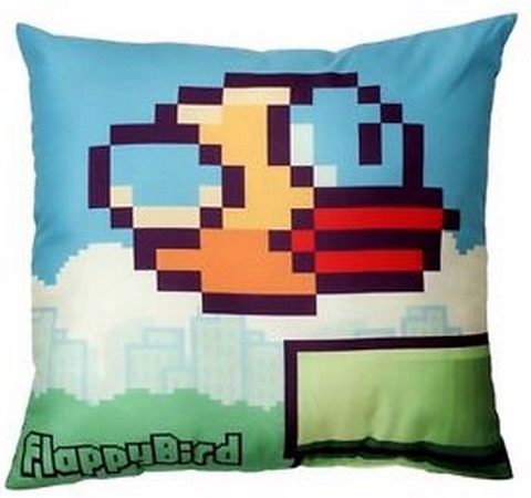 Flappy Bird Printed Cushion