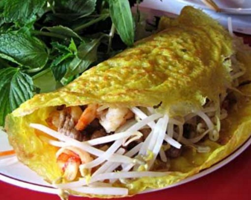 Vietnamese Style Savoury Crepes