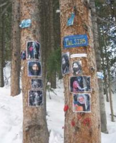 Ski Slope Celebrity Shrines