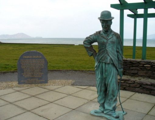 The Charlie Chaplin Statue, Ring of Kerry