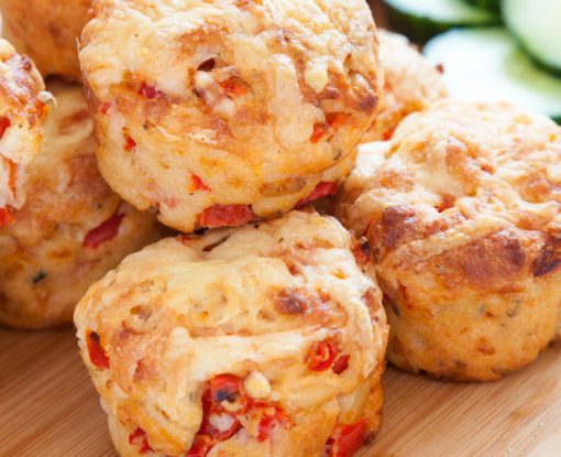 Red Pepper and Cheese Muffins
