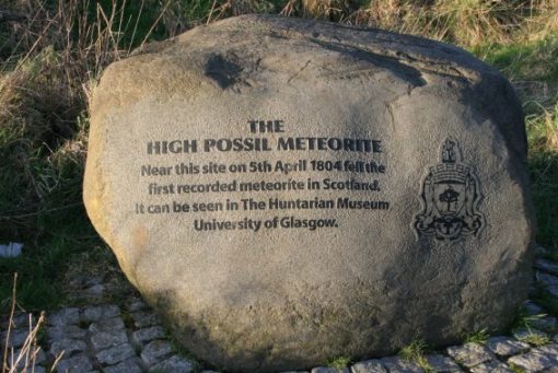 High Possil, Glasgow Meteorite