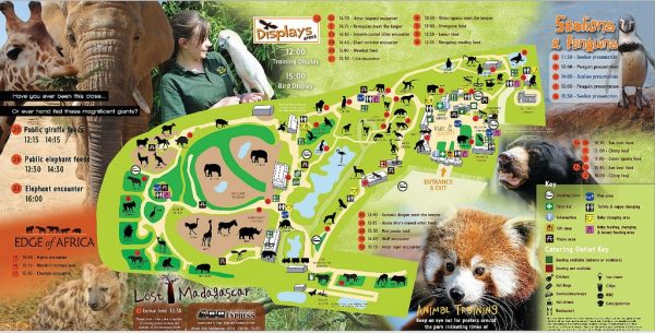 Colchester Zoo Map