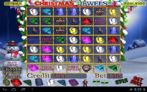 Christmas Jewels Slot Machine