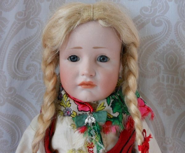 Bisque character doll by Kämmer & Reinhardt