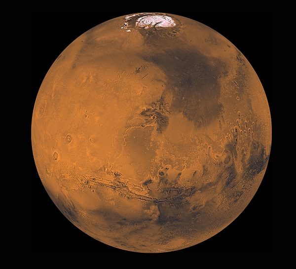 Olympus Mons Peak, Mars