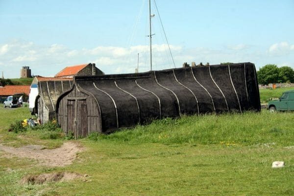 A Garden Shed Made From an Old Boat