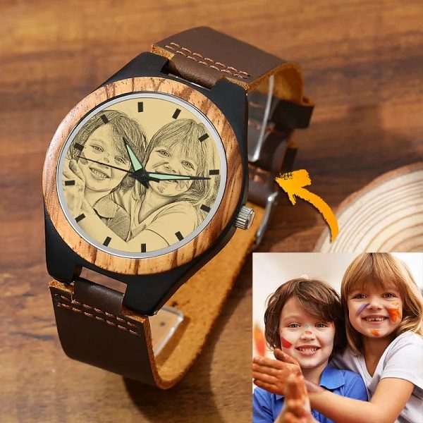 Personalized Wristwatch for Him: