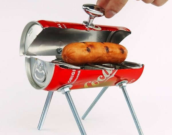 Coke-Cola Can BBQ Grill