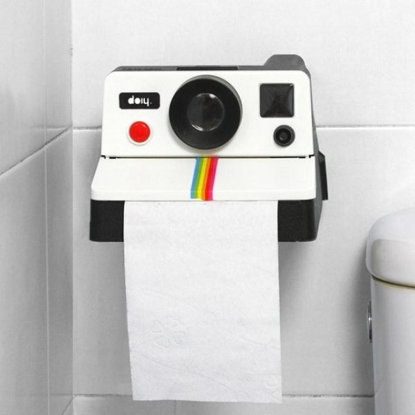 Polaroll Retro Camera Toilet Paper Holder