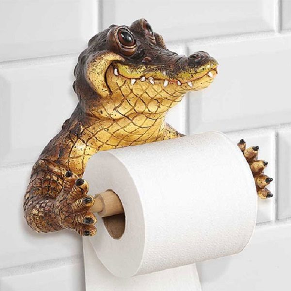 Crocodile Toilet Paper Holder