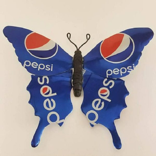 Pepsi Can Butterfly