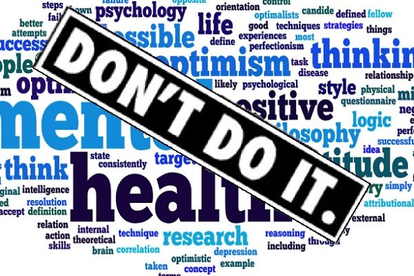 Ten Things Not to Do if You Suffer From Poor Mental Health