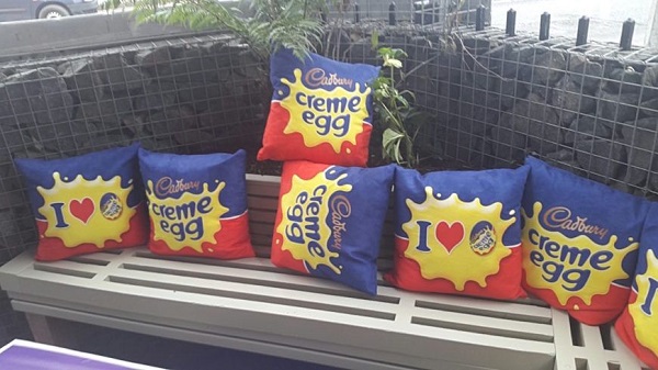 Cadbury's Creme Egg Cushion