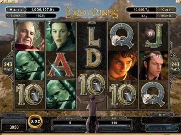 Lord Of The Rings Video Slots