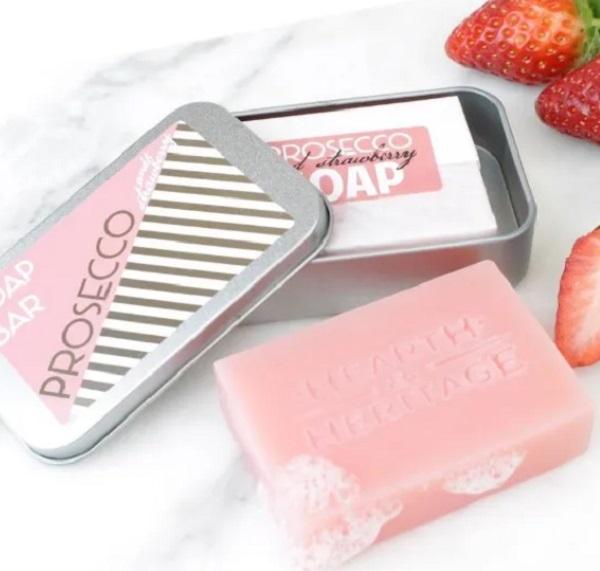 Prosecco and Strawberry Soap Bar