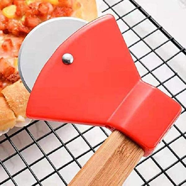 Wooden Axe Pizza Cutter