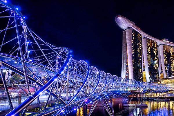 Helix Bridge, Singapore