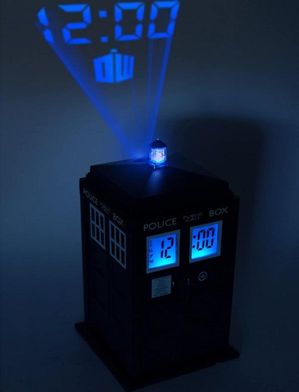 DOCTOR WHO Tardis Projection Alarm Clock