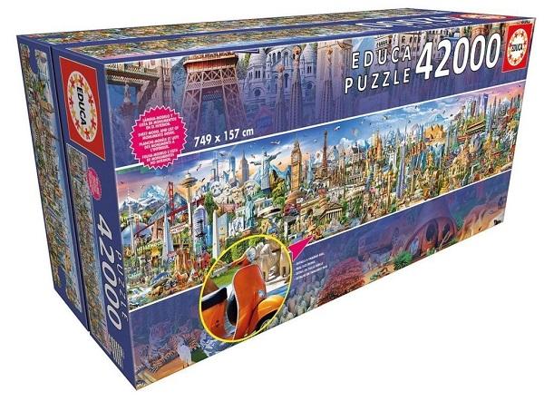 Educa Around The World Puzzle - 42,000 Puzzle Pieces