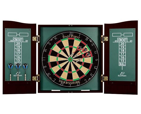 EastPoint Sports Bristle Dartboard Set With A Storage Cabinet