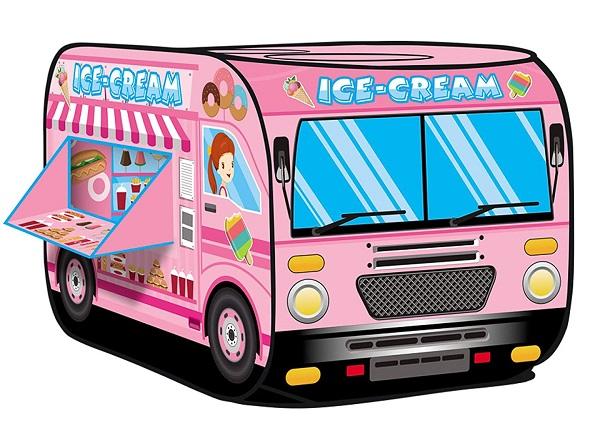 Ice Cream Truck Pop Up Kids Play Tent